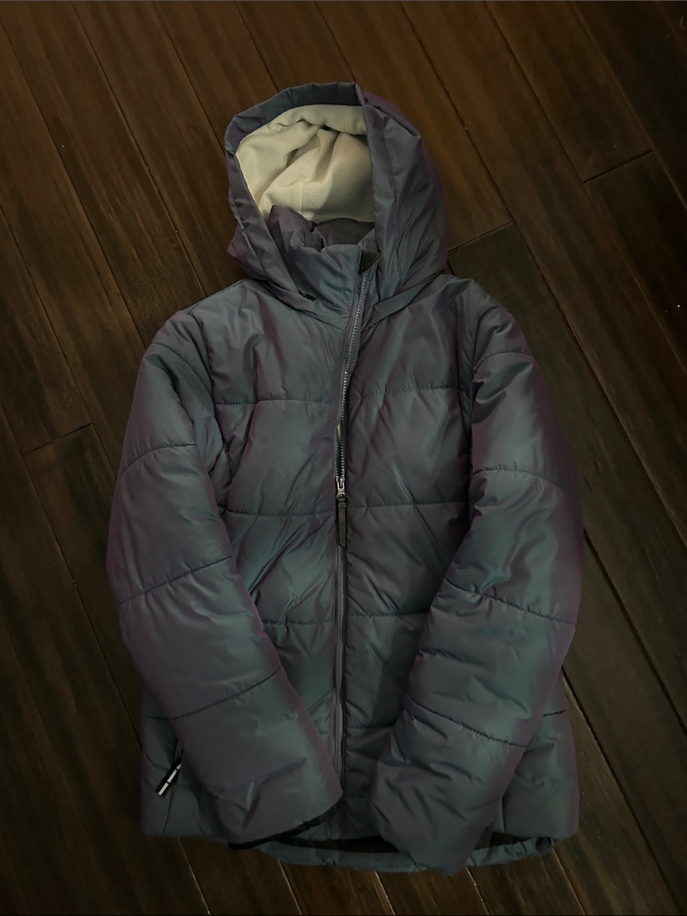 all in motion Kids Hooded Puffer Jacket in Purple